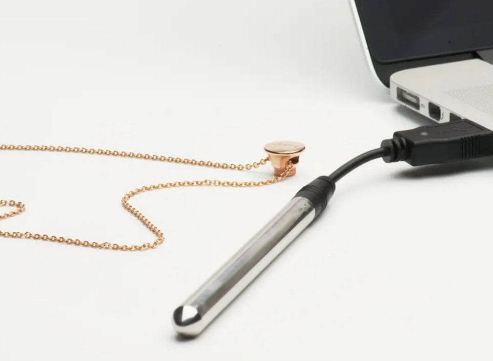 The Vesper Vibrator Necklace - Rose Gold - (C.B.F.) | Meagan Mitchell Salon